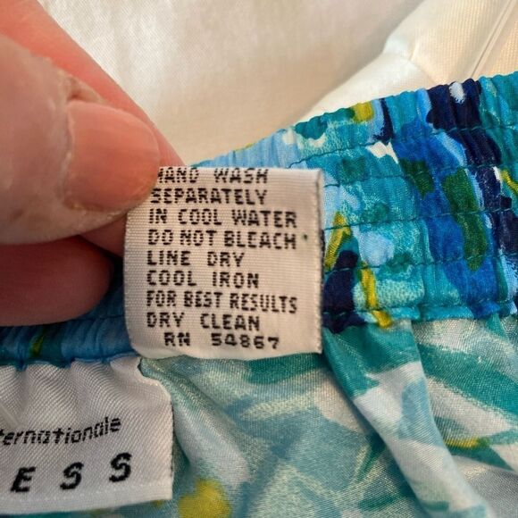 VTG Express silk high waist elastic Bermuda shorts w/original tags/pockets RARE - Picture 7 of 9